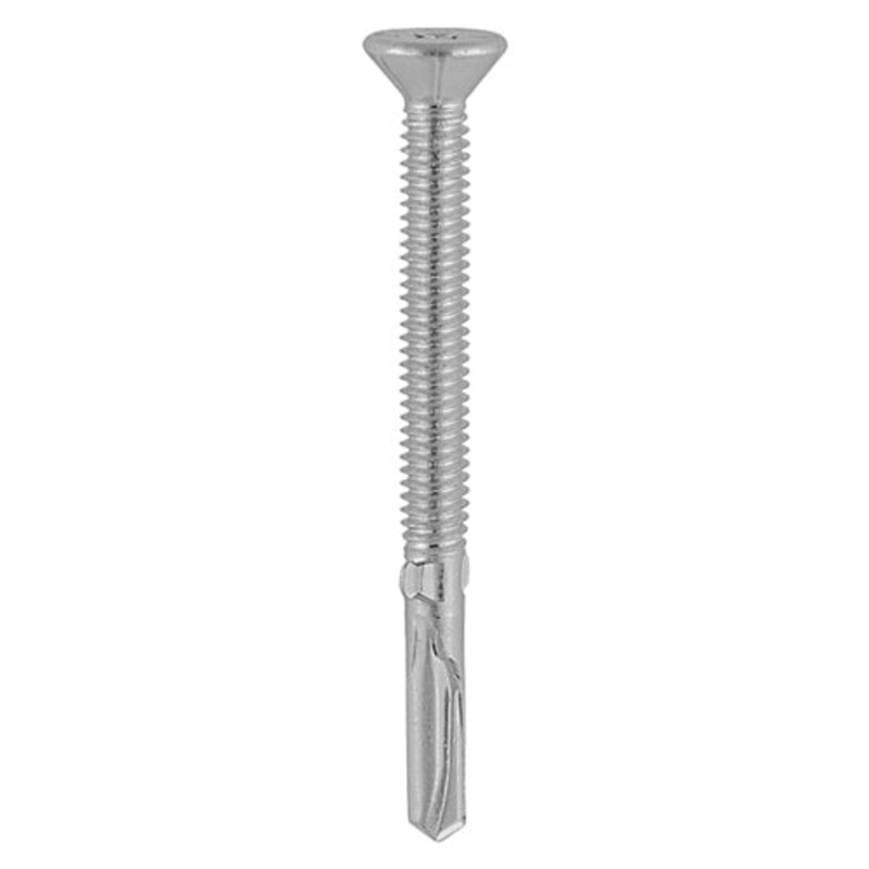 TIMCO Self-Drilling Wing-Tip Steel to Timber Heavy Section A2 Stainless Steel Bi-Metal Screws  - 5.5 x 85