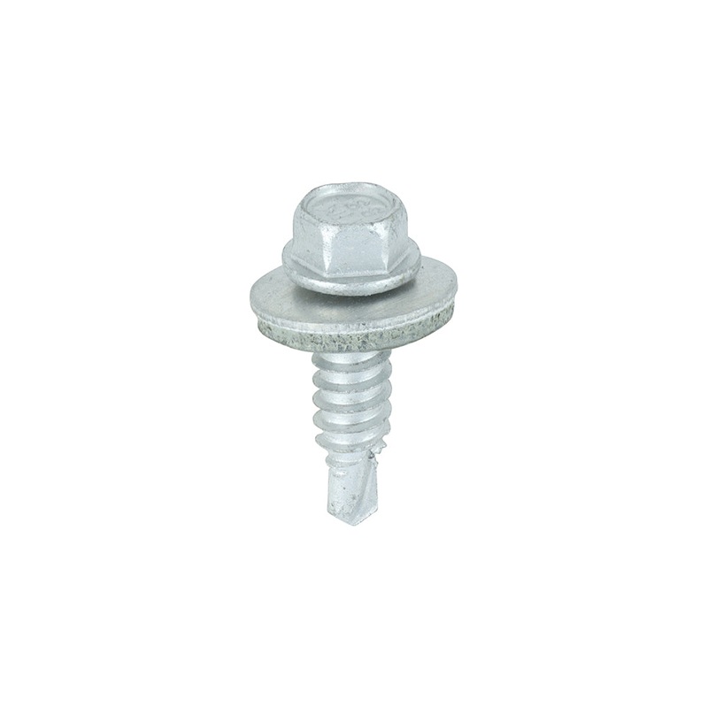 TIMCO Sheet Steel Stitching Screws A2 Stainless Steel Bi-Metal with EPDM Washer - 6.3 x 22