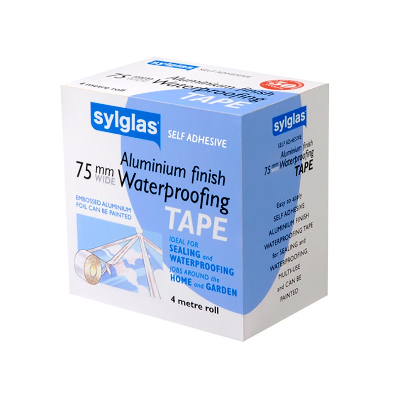 Aluminium Finish Waterproofing Tape 75mm x 4m