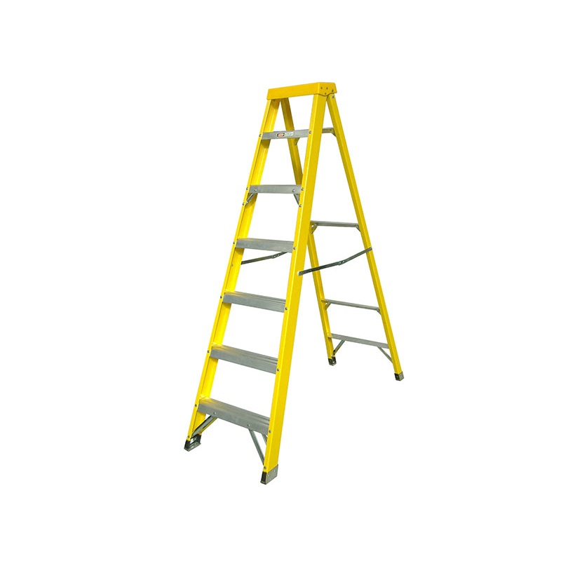 Fibreglass Swingback Steps Open, 1.87m Closed 2.07m 7 Rungs