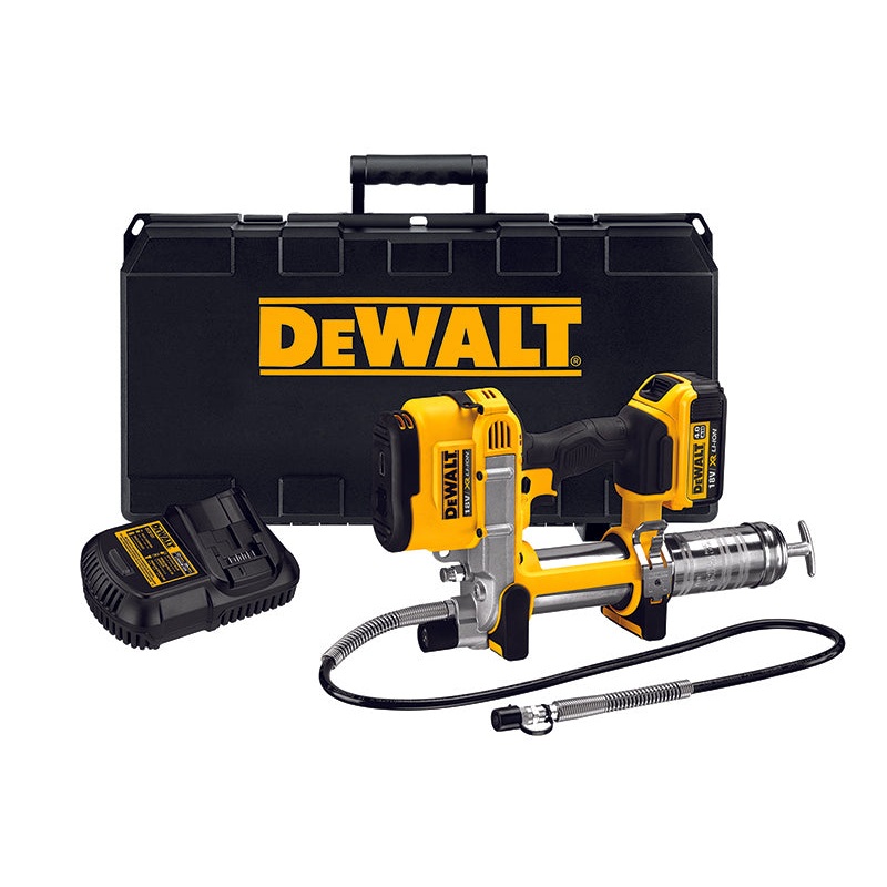 Dewalt DCGG571M1 Cordless XR Grease Gun 18V 1 x 4.0Ah Li-ion