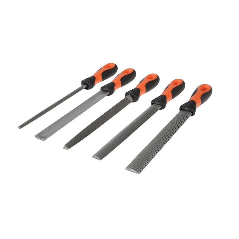1-477 Engineering File & Rasp Set, 5 Piece
