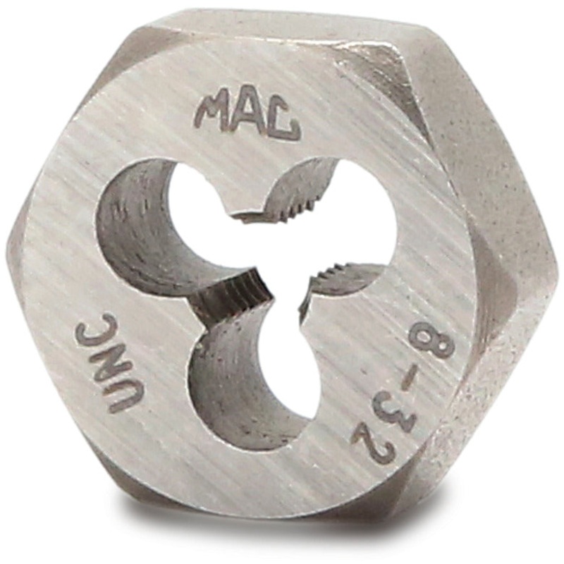 Machine Screw Die 8-32 NC - 5/8" Shank