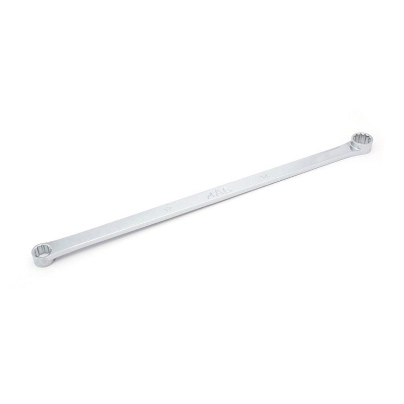 High-Performance Long Double-Box Wrench 12mm x 14mm - 12-PT.