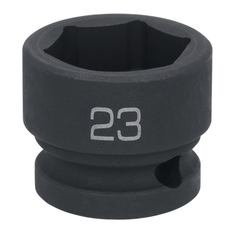 1/2" Drive 6 pt. Stubby Impact Socket - 23mm