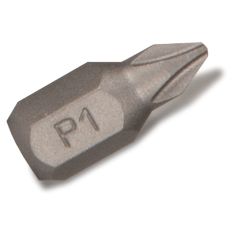 1/4" Hex Drive Stubby Phillips Bit - #1