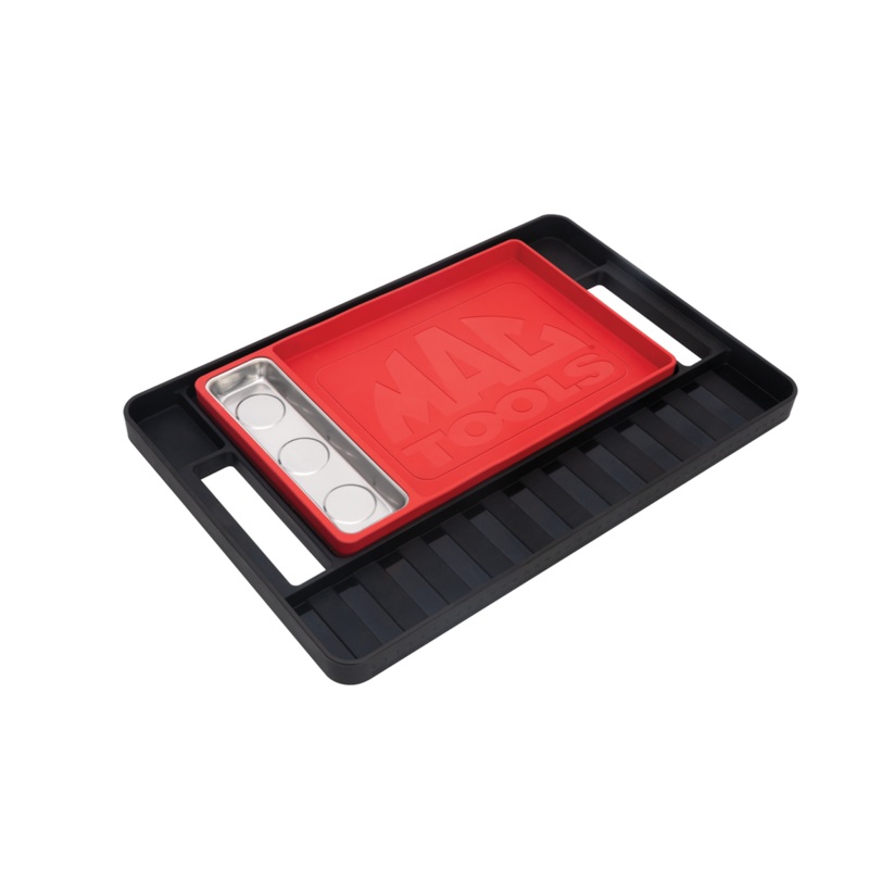 2-PC. Silicone Tray Set - Red