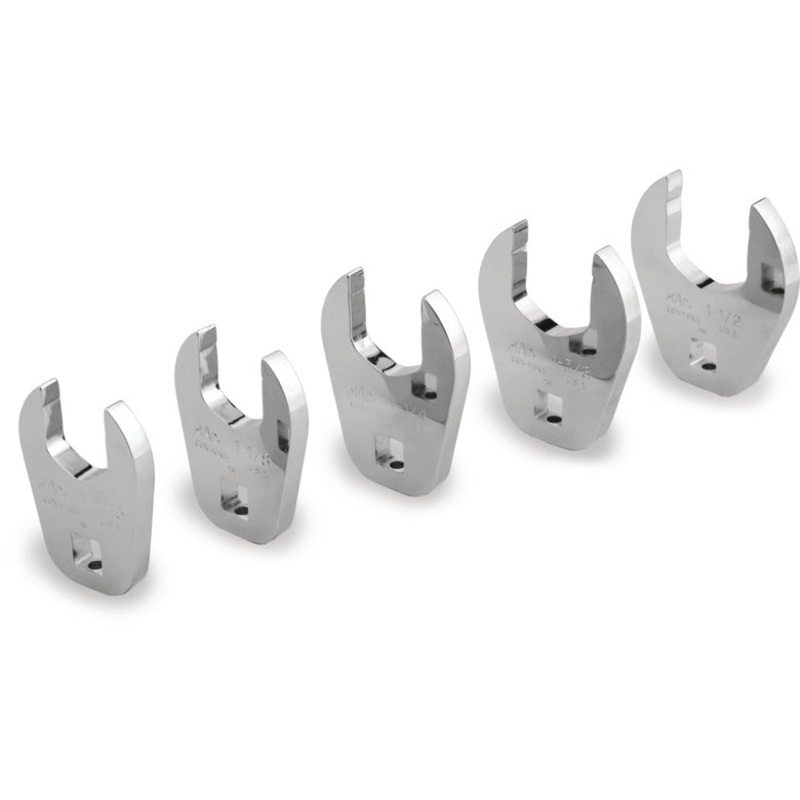 5-PC. 1/2 Drive SAE Open End Crowfoot Wrench Set