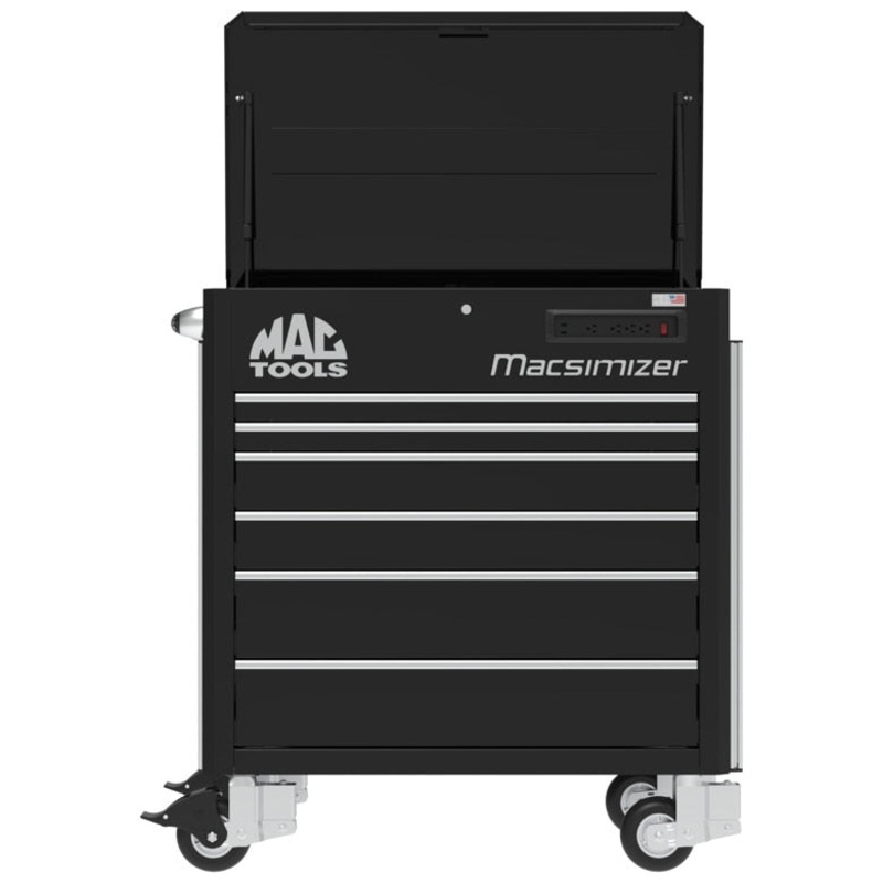 6-Drawer Macsimizer High-Mileage Utility Cart - Galaxy Black