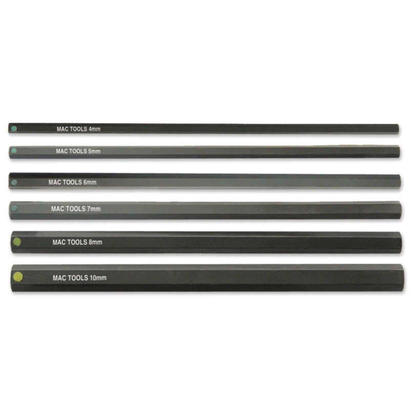 6-PC. Metric ProHold Hex Bit Set - 6"