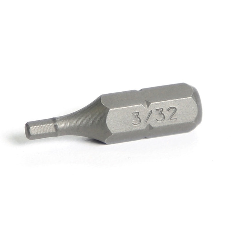1/4" Hex Drive Hex Bit 1"- 3/32"