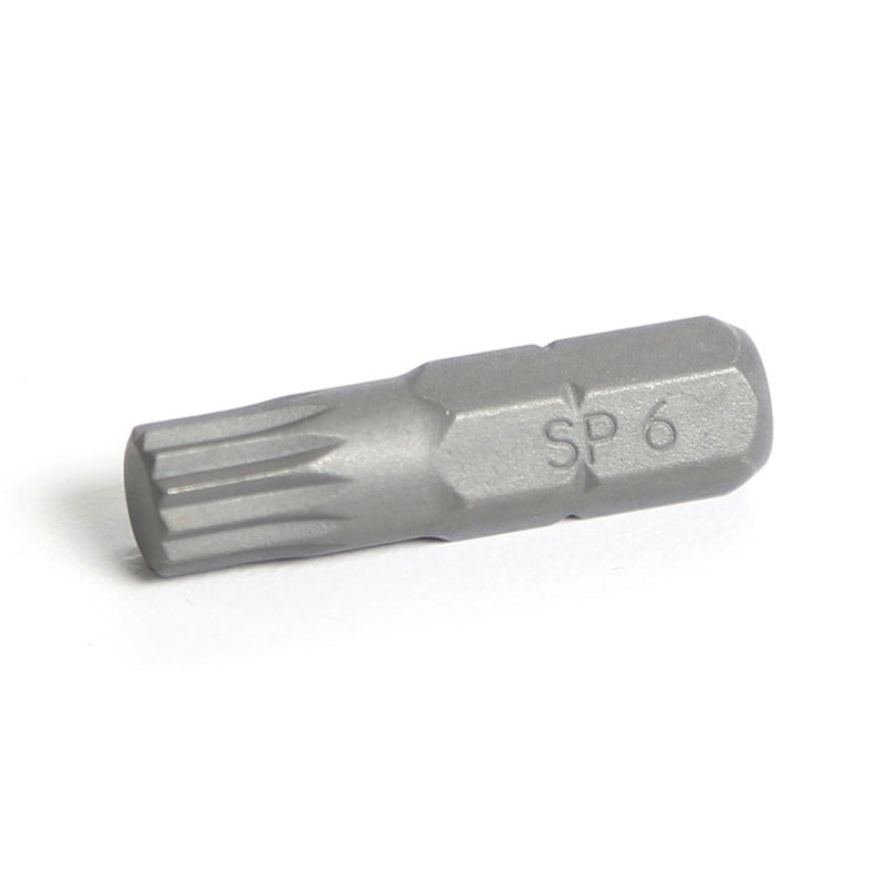 1/4" Hex Drive Spline Bit 1" - M6