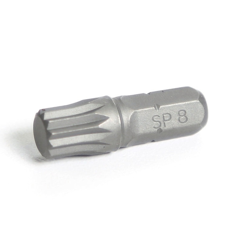 1/4" Hex Drive Spline Bit 1" - M8