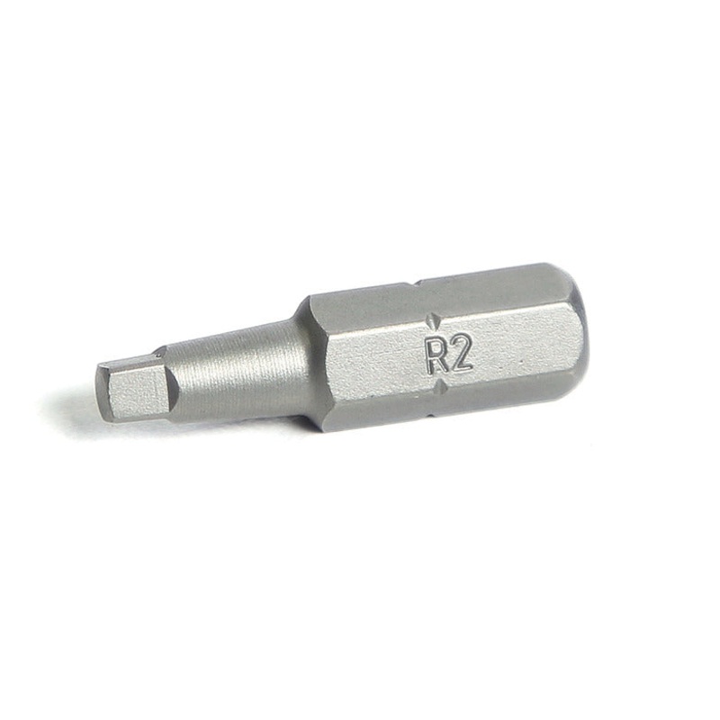 1/4" Hex Drive Square Bit 1" - #2
