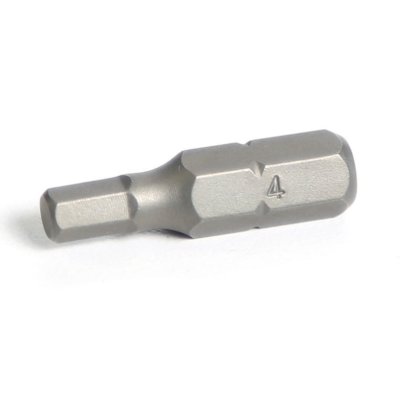 1/4" Hex Drive Hex Bit 1"- 4mm
