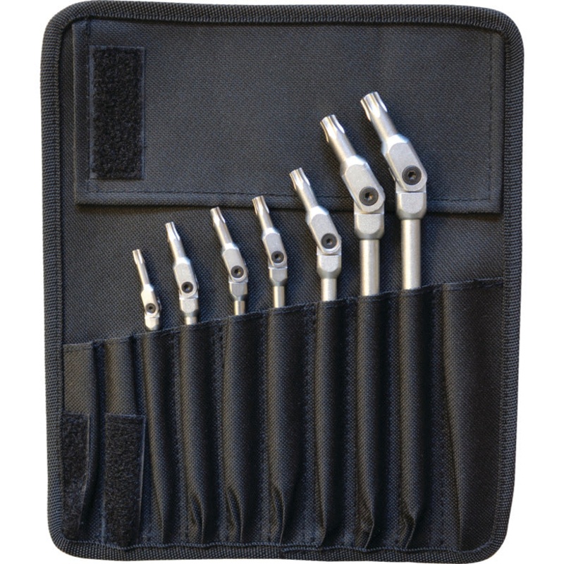 7-PC. Pivot-Head Torx L-Wrench Set