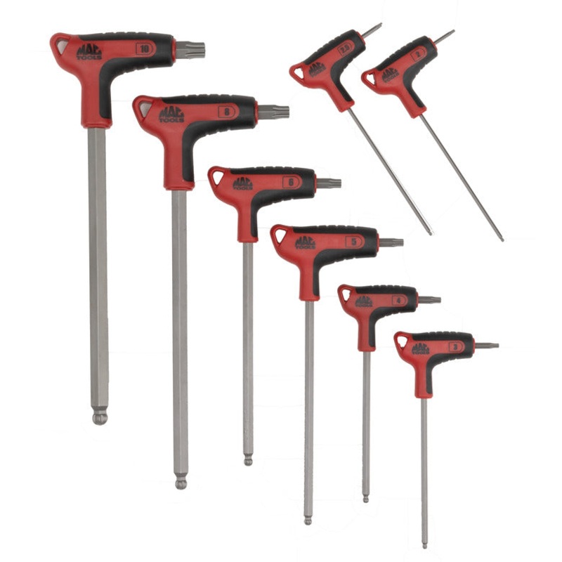 8-PC. R.B.R.T. Metric T-Handle Speed Hex Set