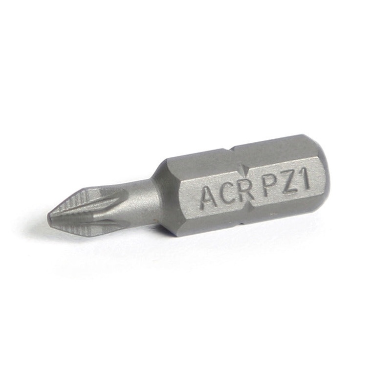 1/4" Hex Drive Pozidriv Bit 1" - #1
