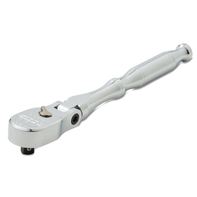 1/4" Drive Axis Flex-Head Metal-Handle Ratchet - 6"