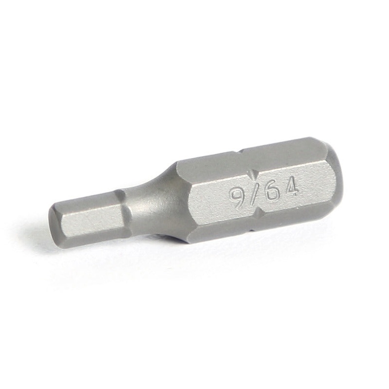 1/4" Hex Drive Hex Bit 1"- 9/64"
