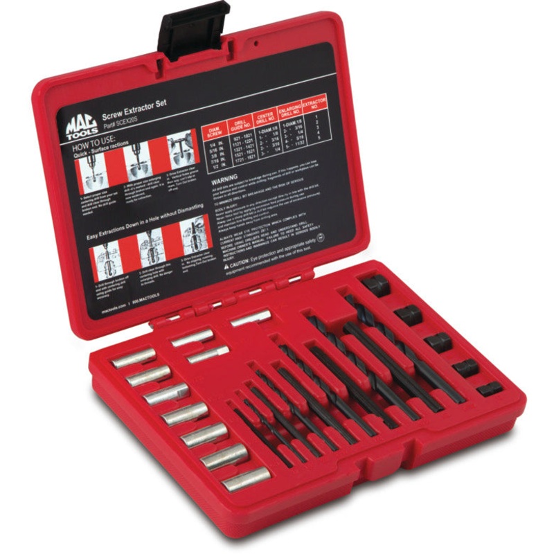 20-PC. Screw Extractor Set