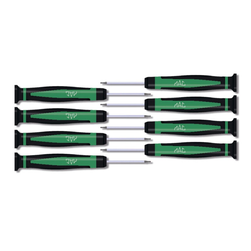 8-PC. Macsimizer Precision Tamper-Resistant Torx Screwdriver Set