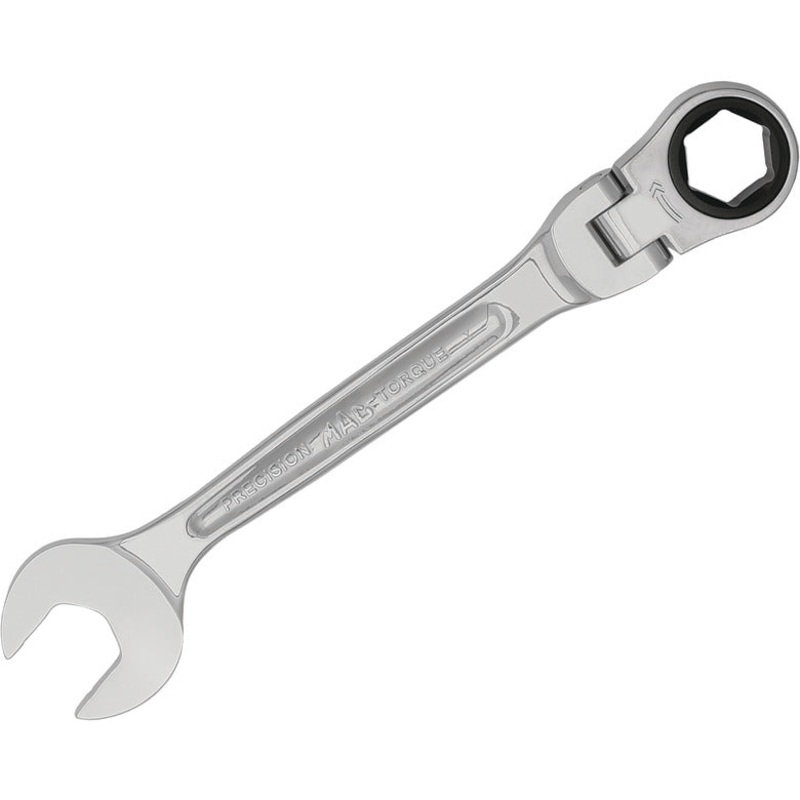 Flexible-Head Ratcheting Combination Wrench 1/2" - 6-PT.