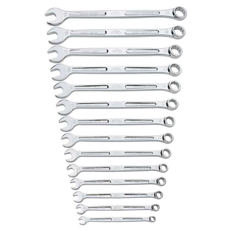 14-PC. Metric R.B.R.T. Combination Wrench Set  12 pt.
