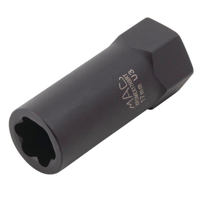 3/8" Drive R.B.R.T Impact Foreign Object Removal (FOR) Deep Extractor Socket - 17mm
