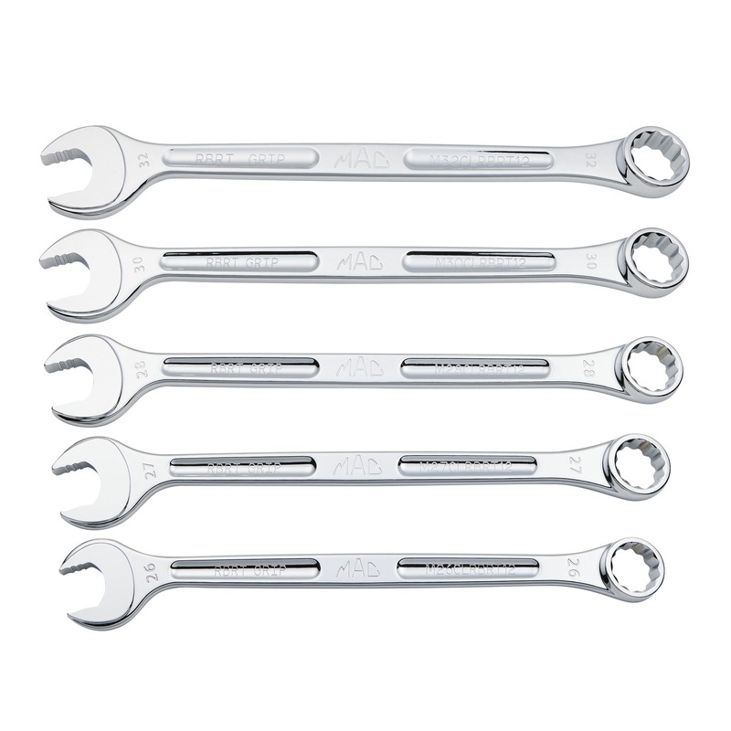 5-PC. Metric XL R.B.R.T. Combination Wrench Set  12 pt.
