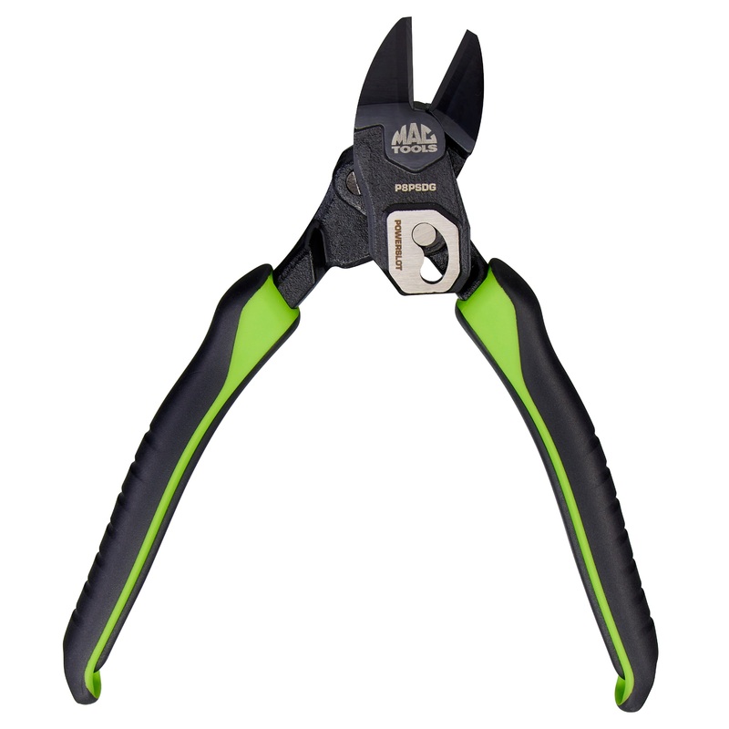 8" PowerSlot Diagonal Cutting Pliers - Green