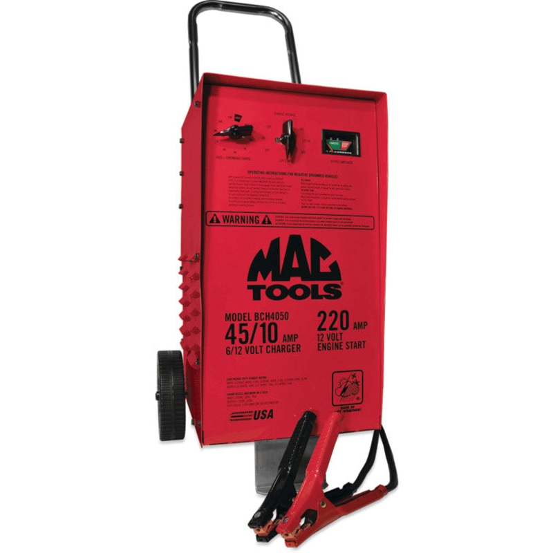 6/12V 45-Amp Manual Wheeled Charger with Timer