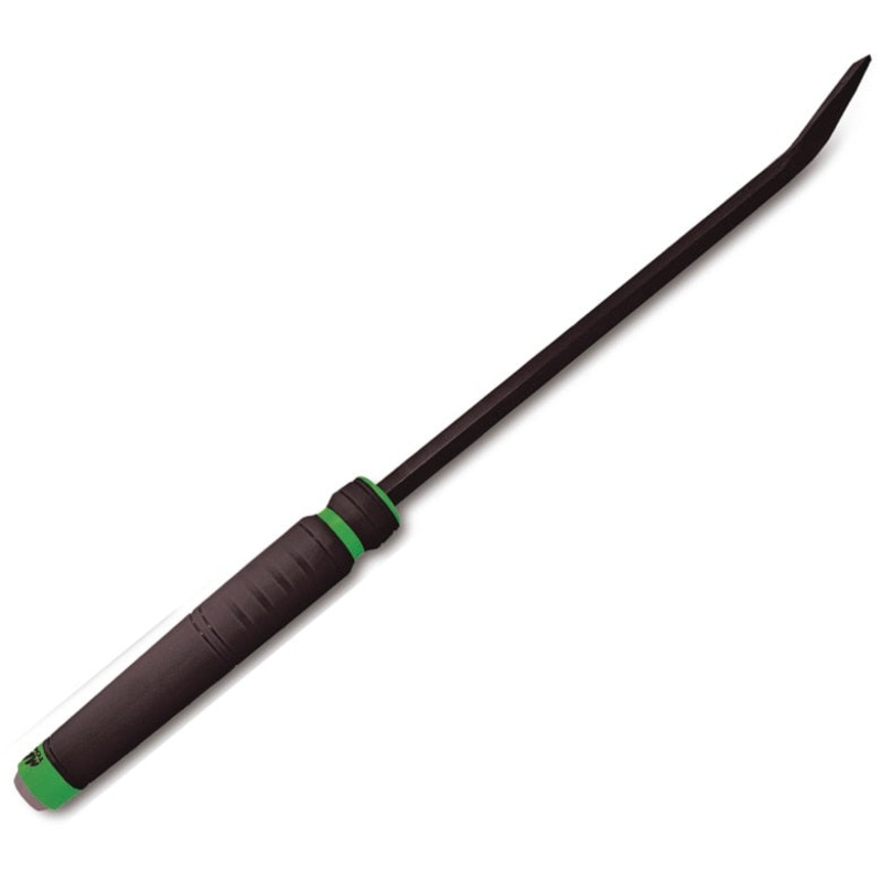 Capped Comfort-Handle 1/2" Curved-Head Pry Bar 25" Green