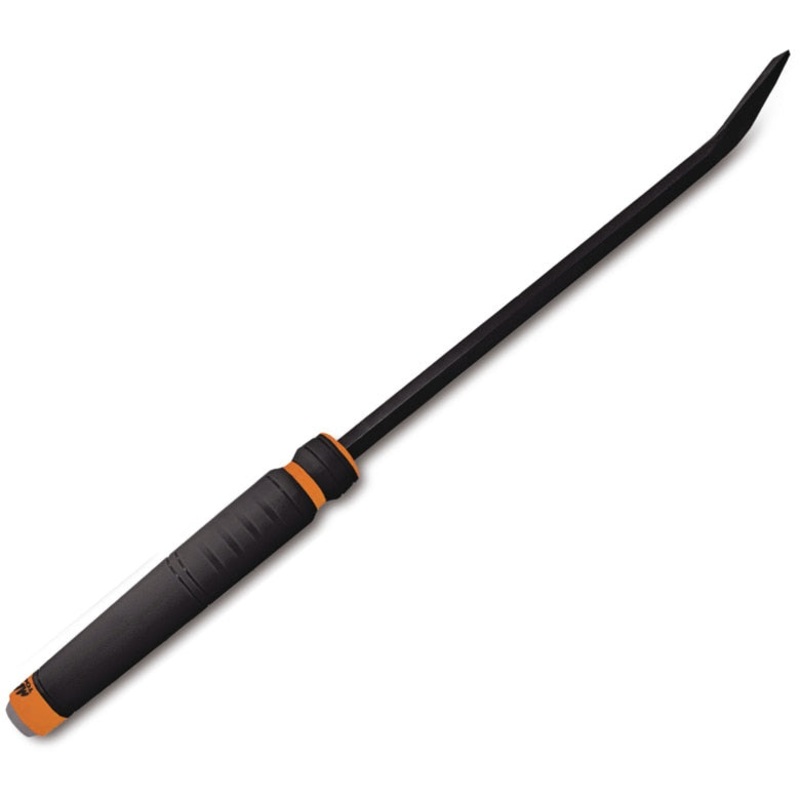 Capped Comfort-Handle 1/2" Curved-Head Pry Bar 25" Orange