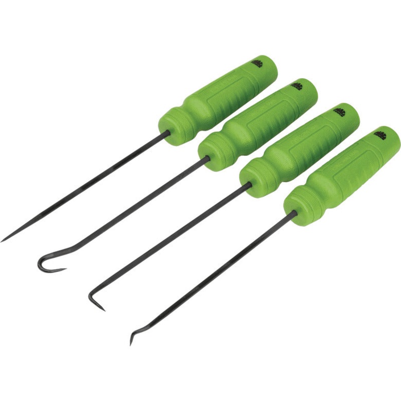 4-PC. Mac-Grip Mini Long Pick Set - Hi-Vis Green
