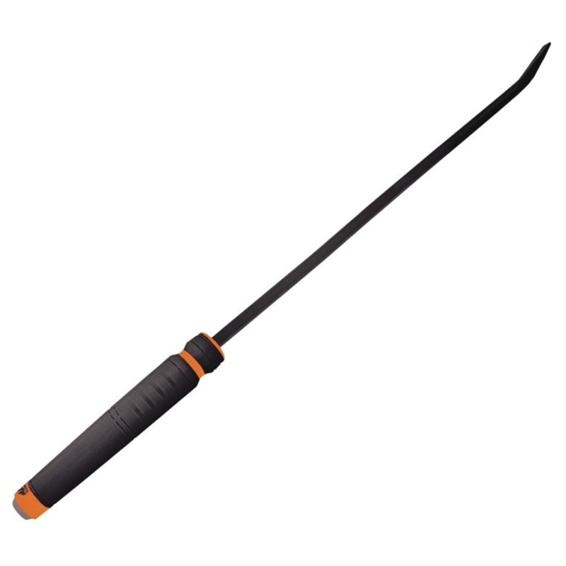 Capped Comfort-Handle 1/2" Curved-Head Pry Bar 31" Orange