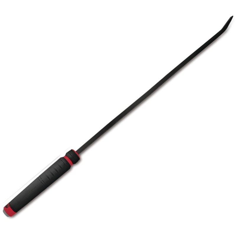 Capped Comfort-Handle 5/8" Curved-Head Pry Bar 36" Red