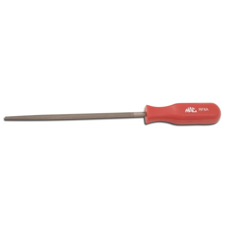 Comfort-Grip Bastard Double-Cut Round File 8"