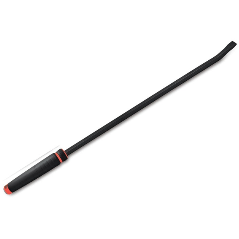 Curved Capped 7/8" Pry Bar 44" - Orange