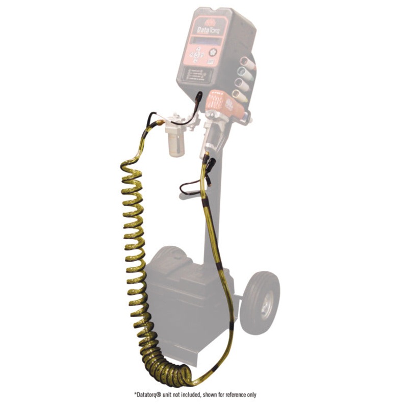 1/2" Coiled DataTorq Hose Cable - 16'