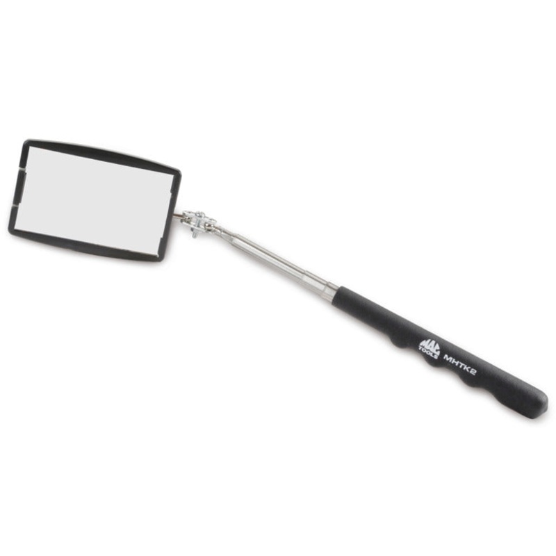 Telescoping Rectangular  Inspection Mirror - 2-1/8" x 3-1/2"
