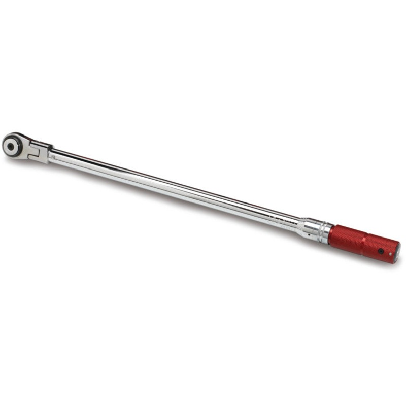 1/2" Drive Flex Round-Head Micro-Adjustable Torque Wrench 30-250 ft-lbs.