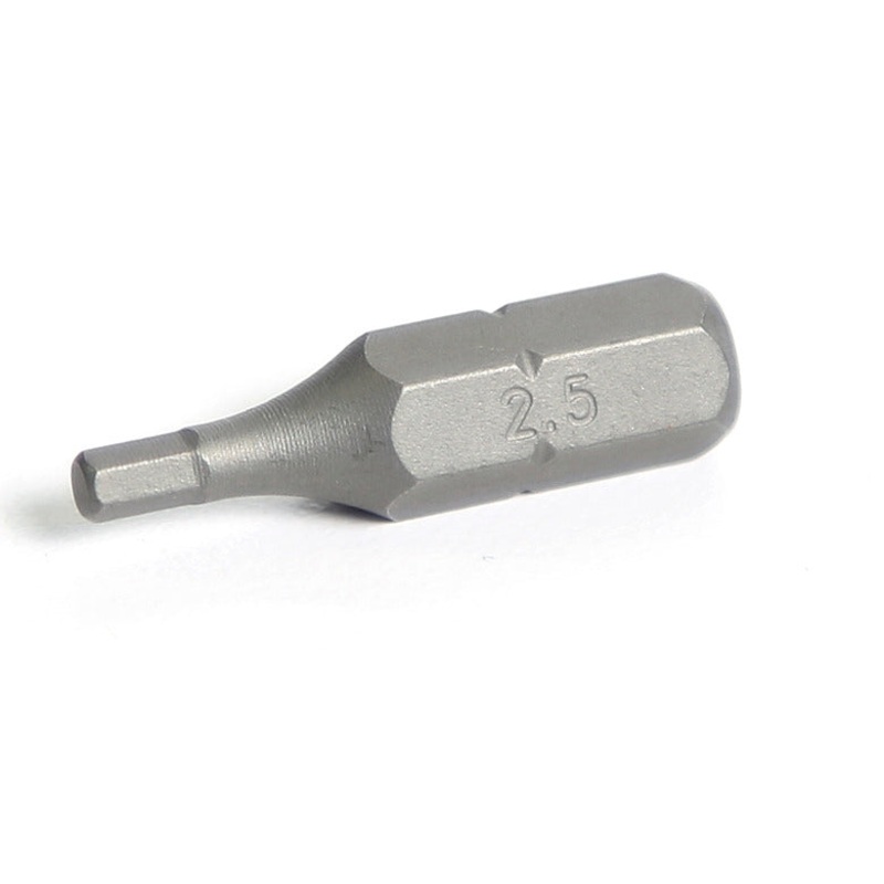 1/4" Hex Drive Hex Bit 1"- 2.5mm