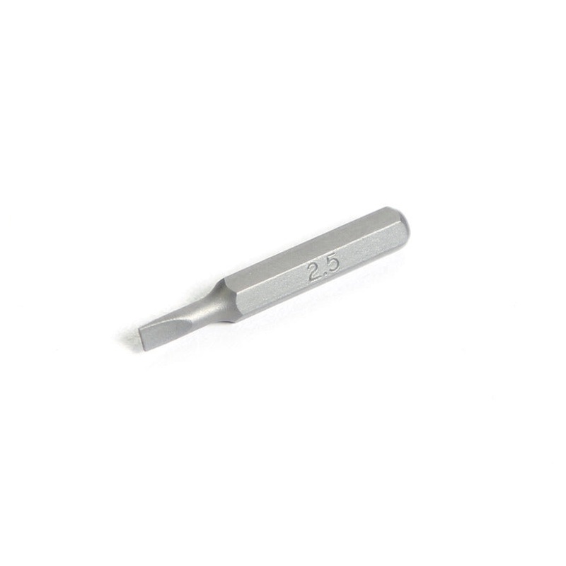 1/8" Hex Drive Slotted Bit 1-1/8" - 2.5mm