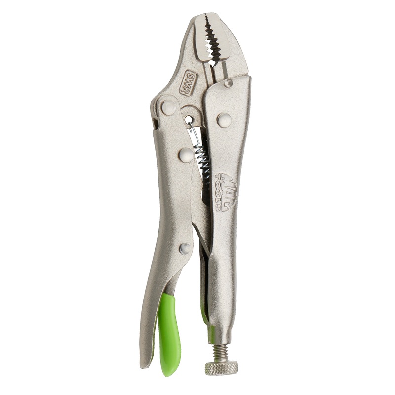 5" Curved Jaw Trigger Release Locking Pliers - Green