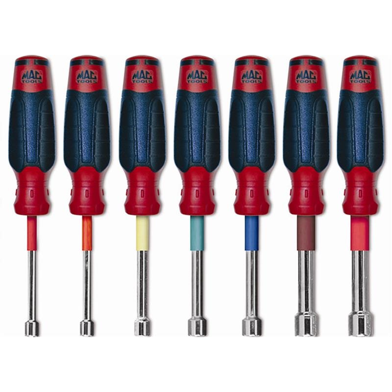 7-PC. Mac-Grip SAE Hollow Nut Driver Set