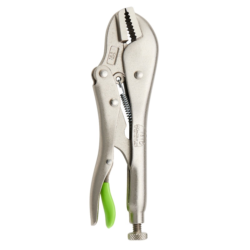 7" Straight Jaw Trigger Release Locking Pliers - Green