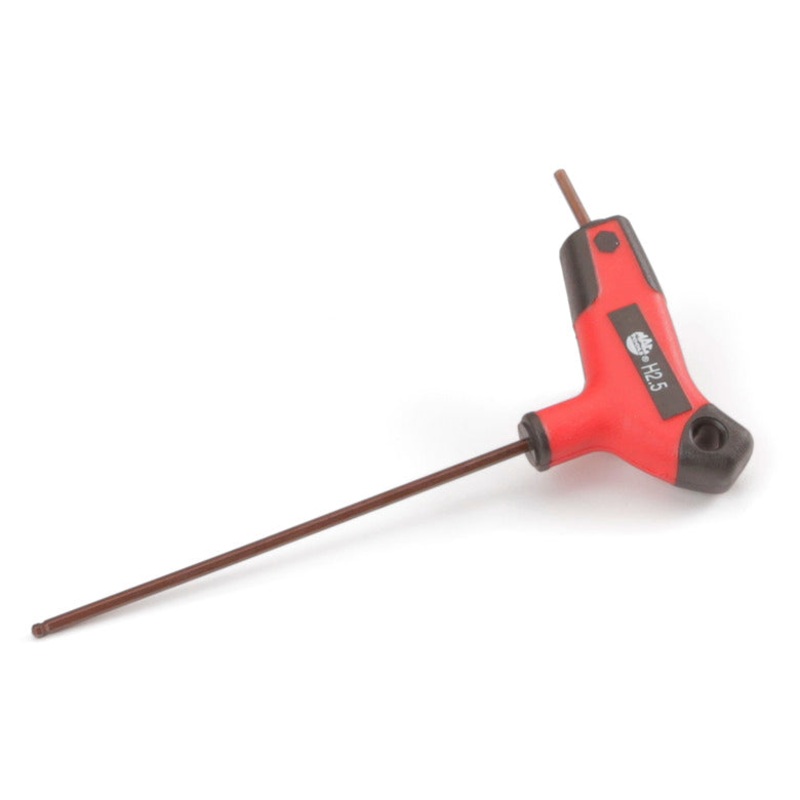 Bi-Material T-Handle Ball-End Hex Key 2.5mm