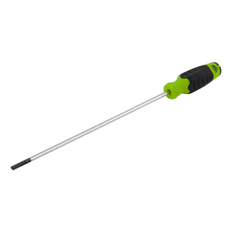 Mac-Grip Long Cabinet Screwdriver 1/4" x 12" - Green