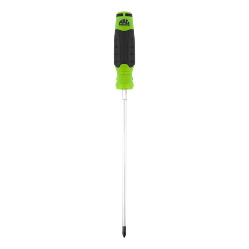 Mac-Grip Long Phillips Screwdriver #1-Phillips x 8" - Green